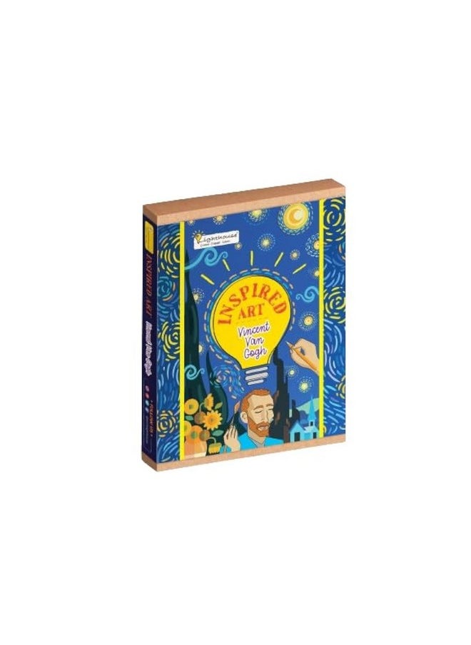 Lighthouse LIGHTHOUSE Inspired Vincent Van Gogh DIY Art kit for Kids | Summer Activity Kit | Birthday Gift | Return Gift | Art Set | Creativity Kit  - Image 1