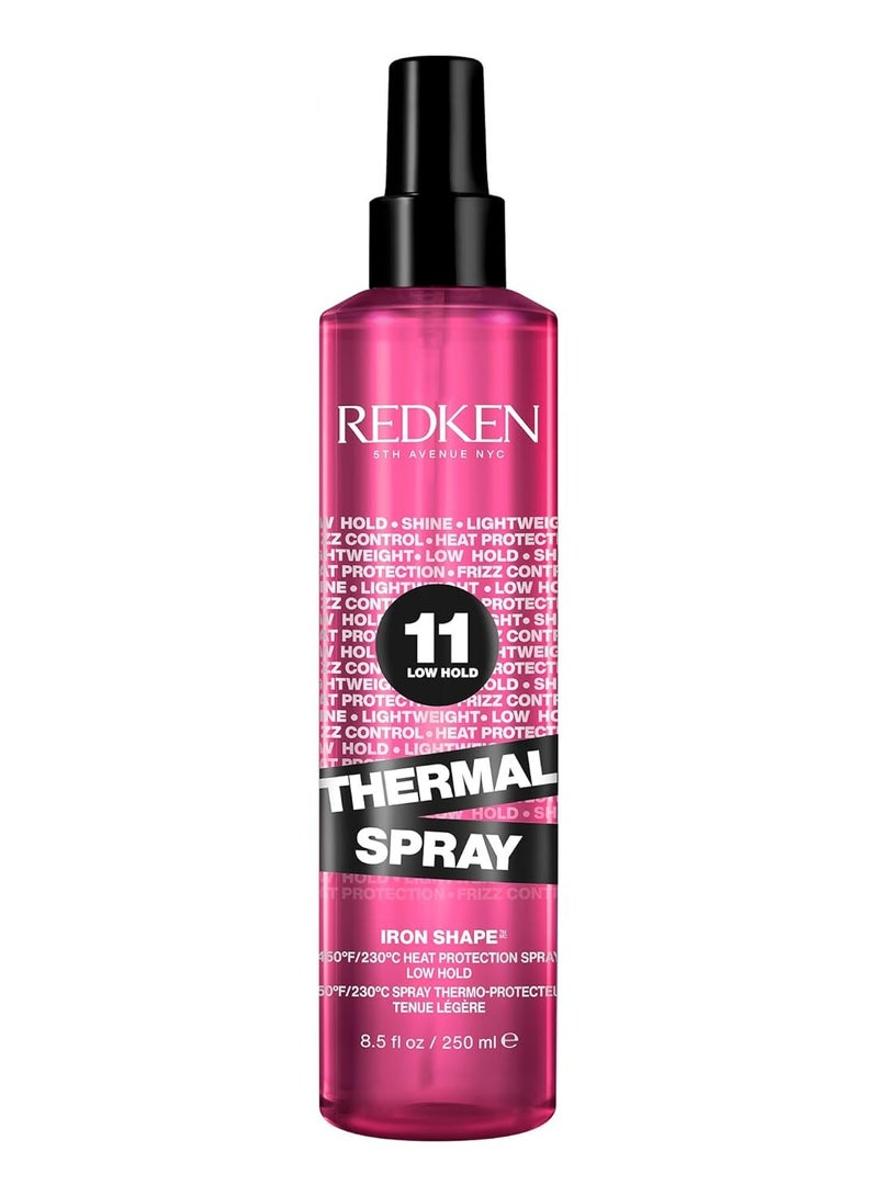 Redken Thermal Spray 11 Low Hold For All Hair Types - Provides a Smooth, Silky & Frizz-Free Blow-Dry Finish while Protecting Against Heat Damage - Image 1