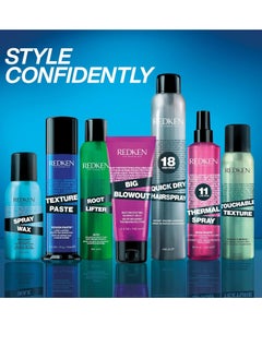 REDKEN Redken Thermal Spray 11 Low Hold | Thermal Smoothing Holding Spray | For All Hair Types | Provides a Smooth, Silky & Frizz-Free Blow-Dry Finish | Mild Control | Protects Against Heat Damage | 8.5 Oz  - Image 2