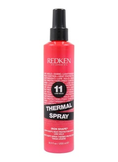 REDKEN Redken Thermal Spray 11 Low Hold | Thermal Smoothing Holding Spray | For All Hair Types | Provides a Smooth, Silky & Frizz-Free Blow-Dry Finish | Mild Control | Protects Against Heat Damage | 8.5 Oz  - Image 1