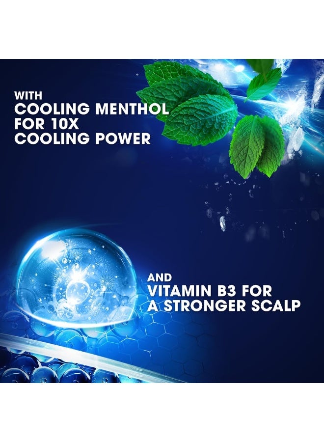 Clear Men Anti-Dandruff Shampoo, Cool Sport Menthol, 2 x 350ml - Image 4