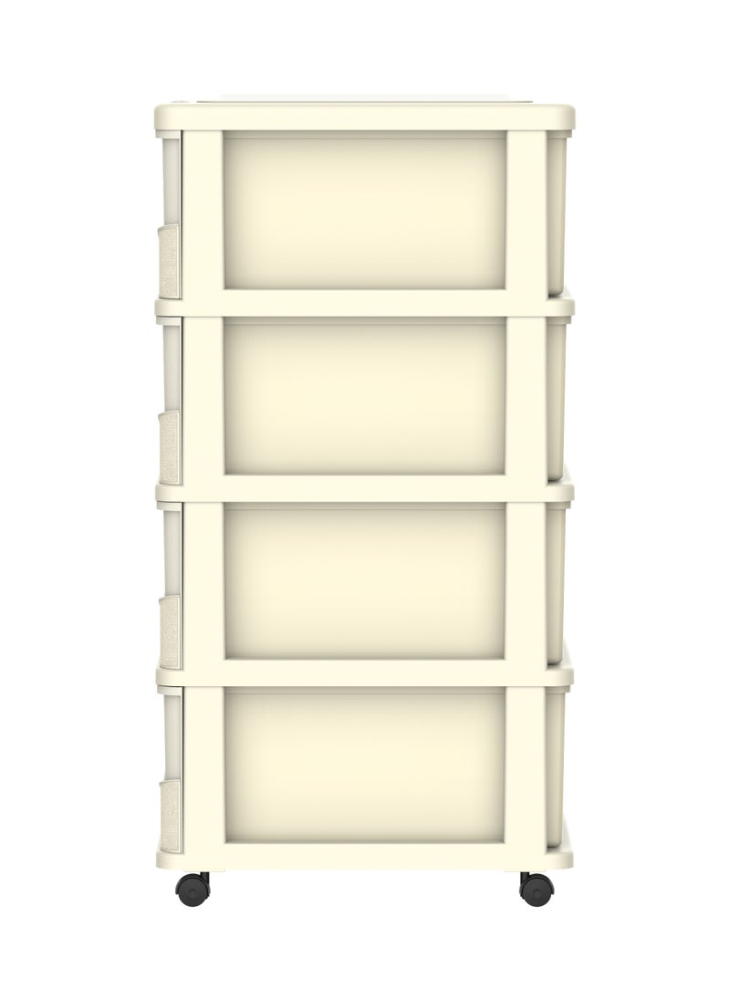 4 Tier Cedargrain Storage Cabinet with Drawers & Wheels - pzsku/ZF09EAC0527CAC113C33CZ/45/_/1650877985/ecf7389a-c72e-4782-9ff3-2e9a607b95c1