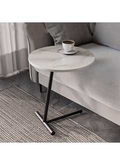 Sturdy Nordic Style Round Coffee Table Sofa Side Table End Table For Living Room 40*50*29.5cm