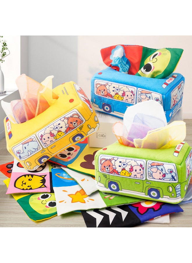 Generic - Baby Tissue Toy Tissue Box 6-month-old Baby Benefit 0-1-year-old Smart Early Education-Color:Sound Paper C Bag - Image 1
