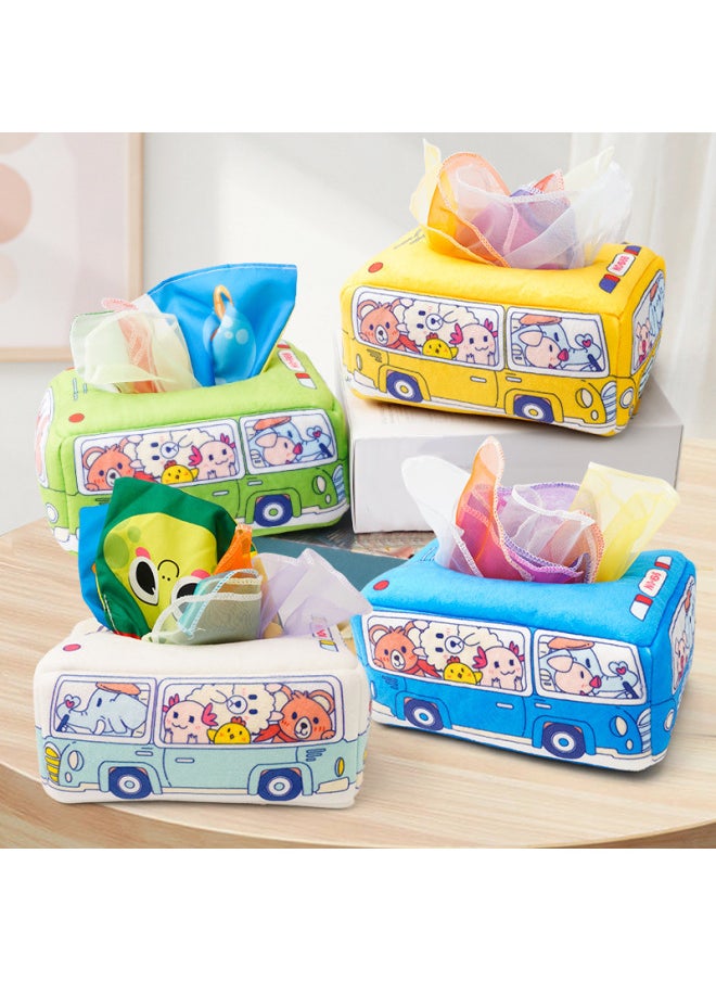 Generic - Baby Tissue Toy Tissue Box 6-month-old Baby Benefit 0-1-year-old Smart Early Education-Color:Sound Paper C Bag - Image 1