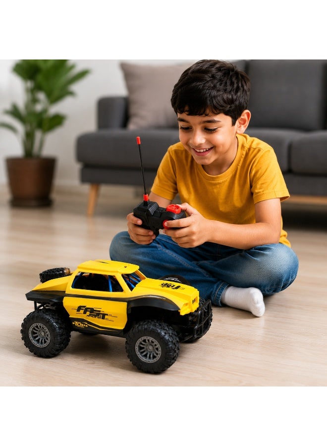 GOLD MANTIS RC Off Road Racing Car for Kids – 4WD Remote Control Monster Truck with Big Tires, Strong Grip & Shockproof High Speed Adventure Toy - Image 3