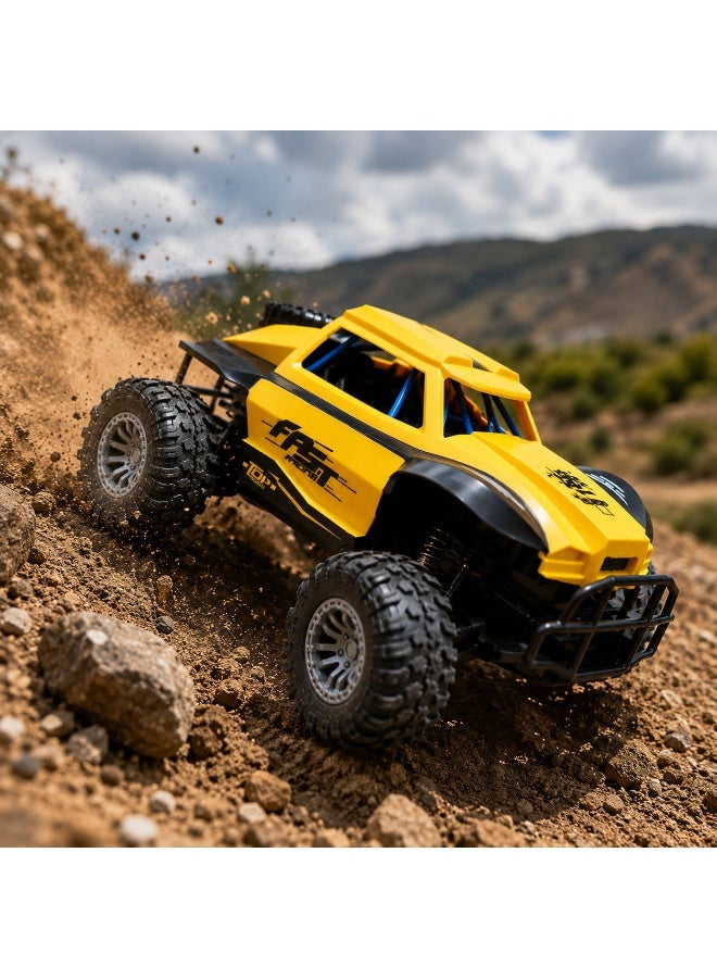 GOLD MANTIS RC Off Road Racing Car for Kids – 4WD Remote Control Monster Truck with Big Tires, Strong Grip & Shockproof High Speed Adventure Toy - Image 4