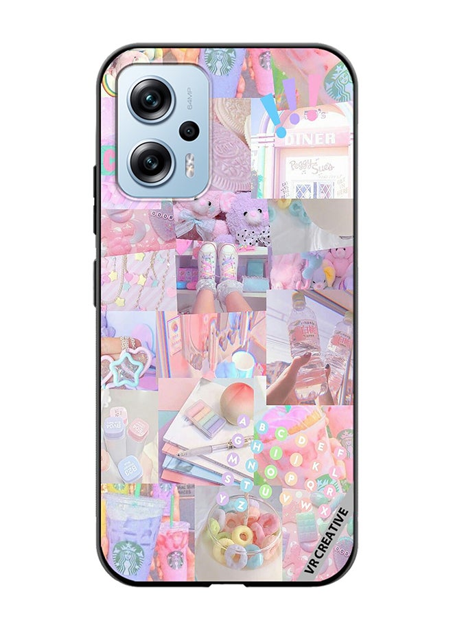 VR CREATIVE Protective Case Cover For Xiaomi Poco X4 GT Cute Collage Design Multicolour - Image 1