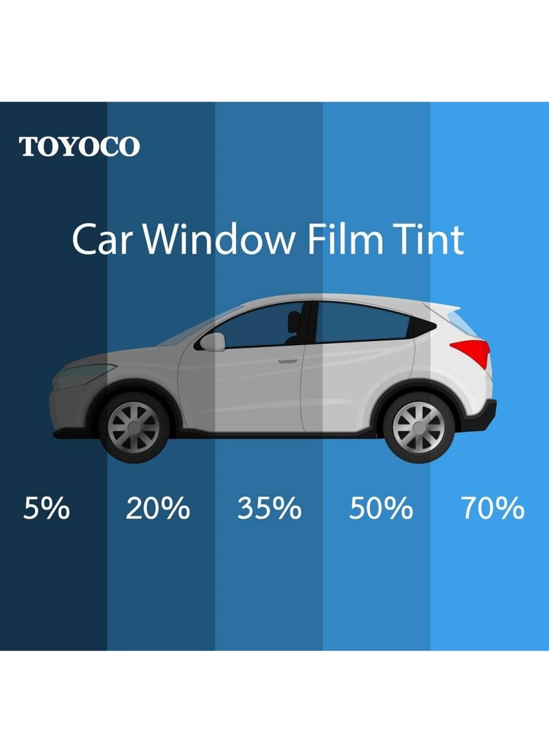 BPA - 40 Window Tint Film for Cars Car Window Tint Window Privacy Film Car Shade Front Windshield Heat & UV Block and Scratch Resistant Blackout Window Film Auto Car Windshield Sun Shade Roll - Image 1