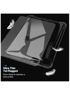 DUSALA Case for iPad Pro 13-inch 2024 (M4) Support Pencil Charging, Soft TPU Transparent Back Corners Bumper Protective Cover Anti-Scratch Shock Proof Lightweight Shell for iPad Pro 13 2024  - Image 5