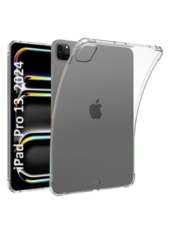 DUSALA Case for iPad Pro 13-inch 2024 (M4) Support Pencil Charging, Soft TPU Transparent Back Corners Bumper Protective Cover Anti-Scratch Shock Proof Lightweight Shell for iPad Pro 13 2024  - Image 1