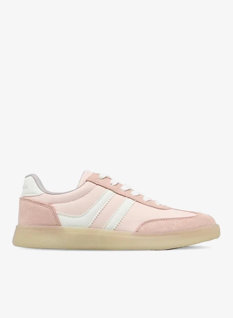 Flora Bella Women Panelled Lace-Up Ankle Sneakers
