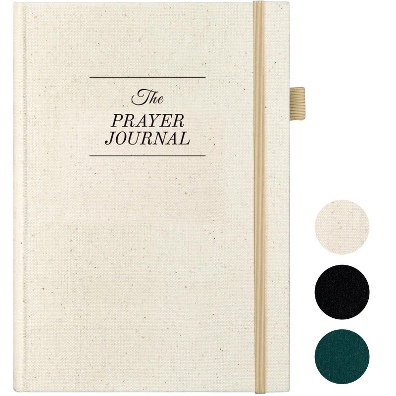Zorblinx Prayer Journal for Woman - 60 Weeks Bible Journal with Prompts, Verse and Scripture - Devotional Journal for Women and Men, Bible Study Journal for Christians, Beige - Image 1
