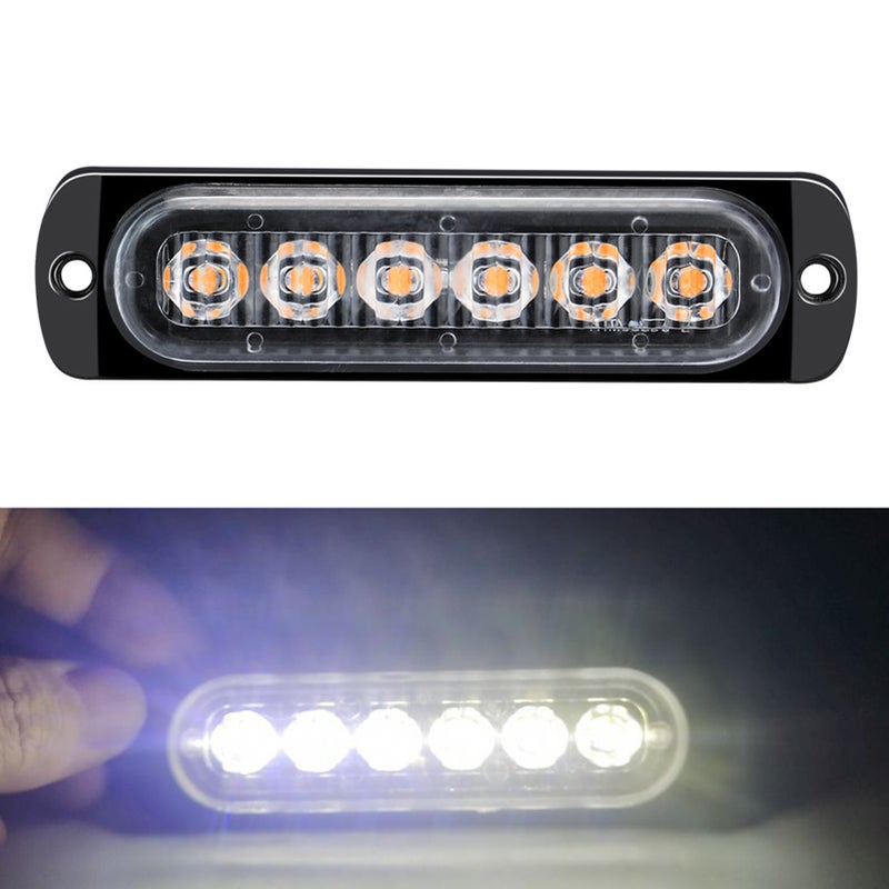 12-24V LED Strobe Warning Lights Warning Emergency Flashing Lights Caution Light Bar for Car Truck Van ATV SUV Yacht Vehicle - Image 1