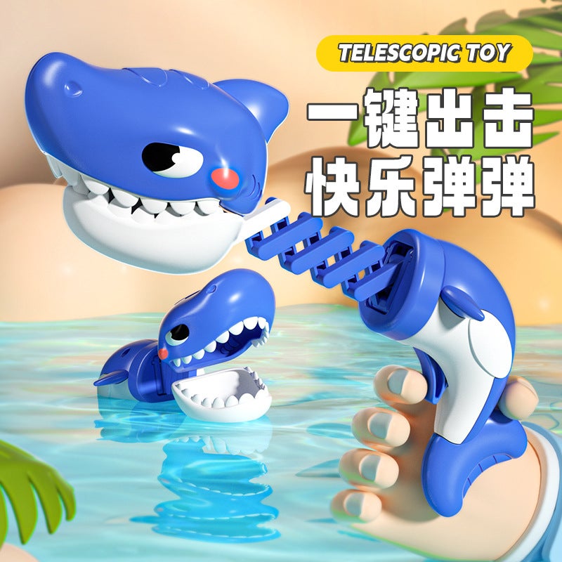 Cartoon Dinosaur Shark Stretch Gun Toy - Image 3