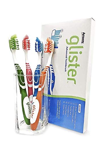 Amway Advanced Persona Glister Manual Toothbrush For Adults- Pack Of 4, Multicolor - Image 2