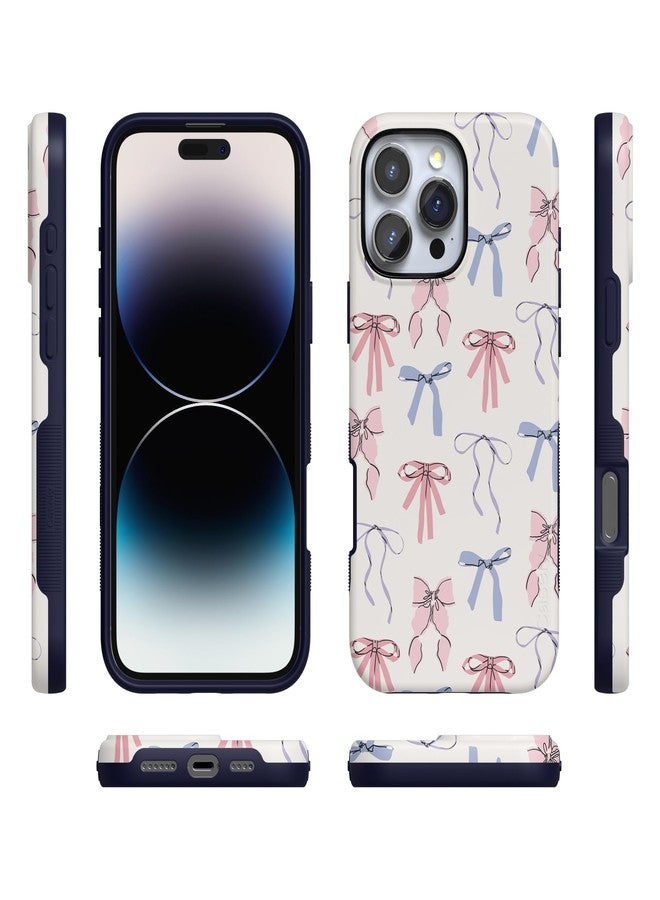 Casely iPhone 16 Pro Max Case | Coquette Girlie | Pastel Bows Case | Bold Protective Design | Compatible with MagSafe - Image 5