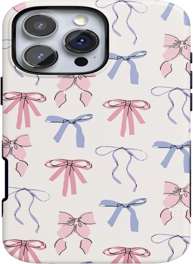 Casely iPhone 16 Pro Max Case | Coquette Girlie | Pastel Bows Case | Bold Protective Design | Compatible with MagSafe - Image 1