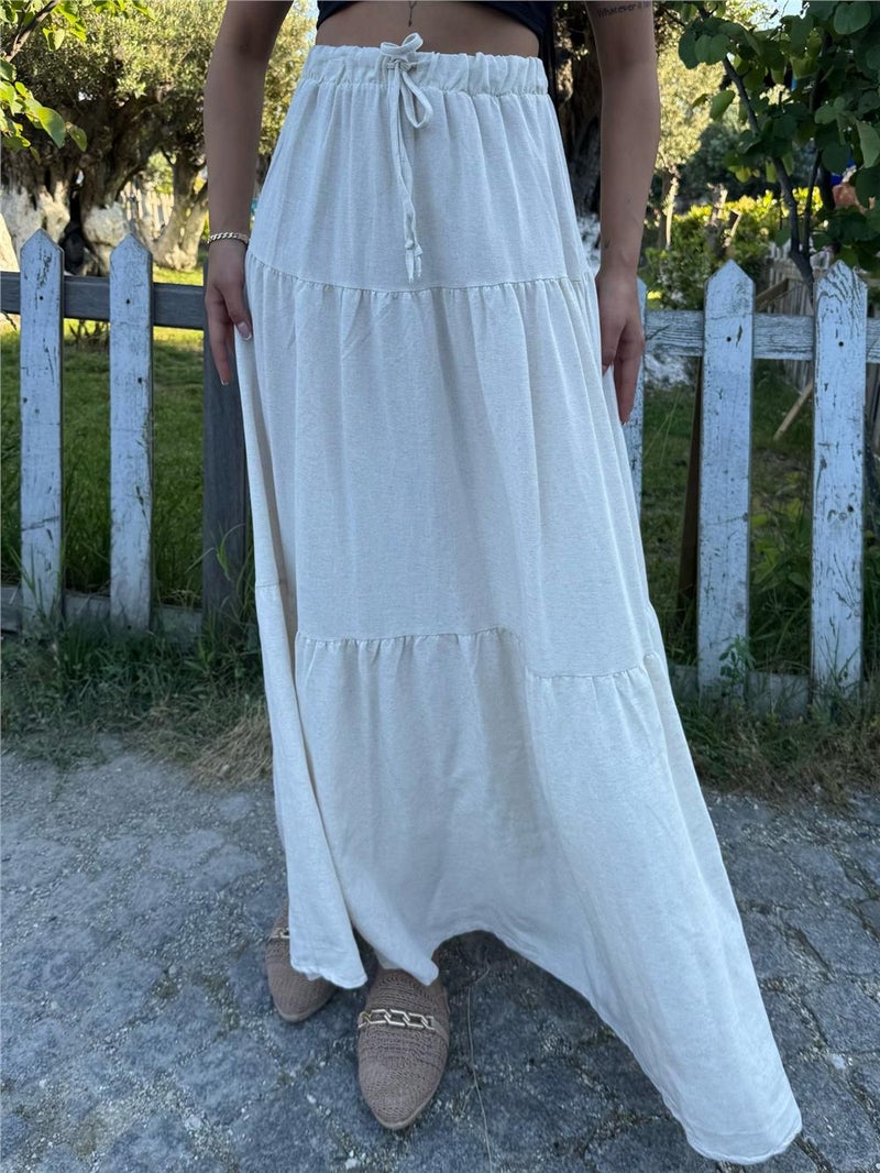 Weshaya Skirt Women Stone color - Image 1