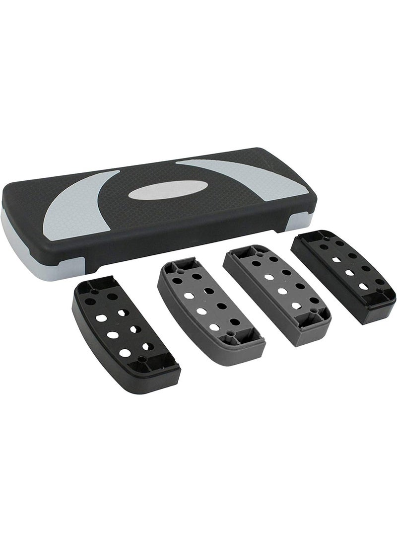 منصة ستيبر هوائي للجنسين - قابلة لتعديل الارتفاع، سطح مانع للانزلاق، بلاستيك متين (بحد أقصى 120 كجم) - معدات لياقة منزلية - Image 3