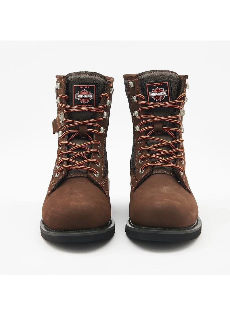 HARLEY DAVIDSON New Worker Men's Dark Brown Nubuck Boots