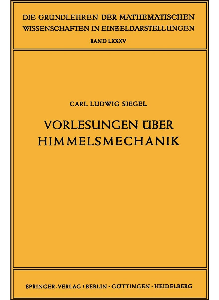 Vorlesungen Uber Himmelsmechanik 