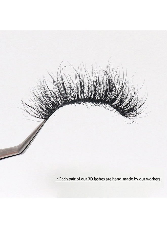 فيليشا رموش 100% من المنك الحقيقي رموش صناعية فاخرة ثلاثية الأبعاد مصنوعة يدويًا رموش صناعية طويلة متقاطعة طبيعية للمكياج حزمة زوج واحد (رقم A11) - Image 5