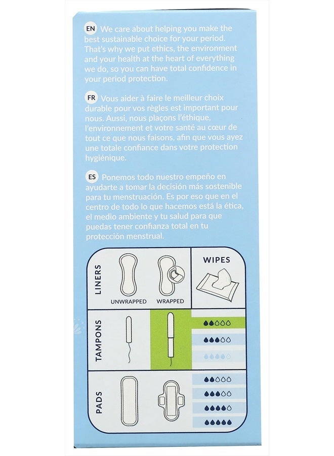 NATRACARE تامبون قطن عضوي من ناتراكير مع جهاز تطبيق من الكرتون، (1 عبوة، 16 تامبون إجمالي) - Image 5
