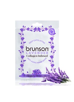 brunson Say Goodbye to Rough Hand – Brunson Lavender Collagen-Infused Anti-Aging hand Peel Mask: Deep Exfoliation for Healthier, Softer hands  - Image 2