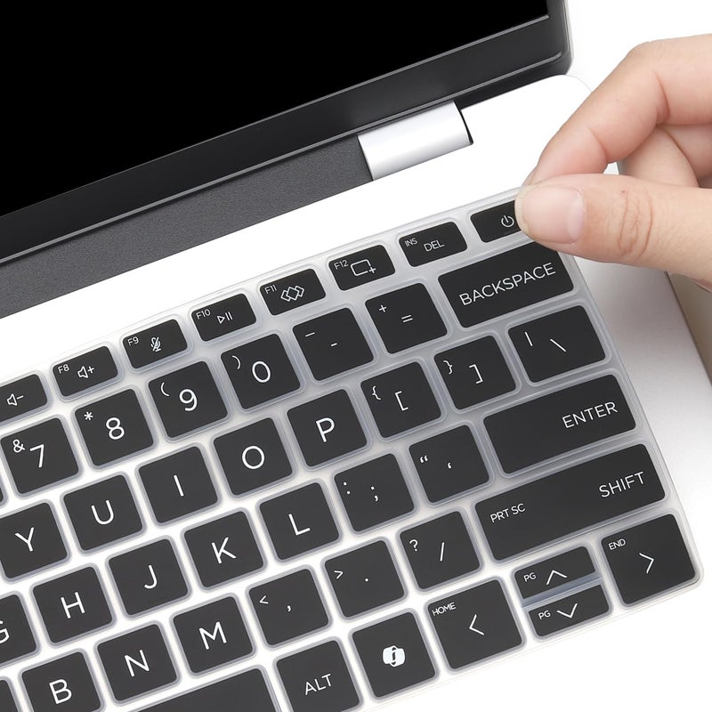 MUBUY-GOL غطاء لوحة مفاتيح لجهاز HP EliteBook Ultra G1i 14"، جهاز HP OmniBook Ultra Flip 2 في 1 لابتوب 14" 14t-fh000 14-fh0047nr 14-fh0013dx 14-fd0087nr 14-fd0013dx 2026 2025 جلد حماية لابتوب 14 بوصة - أسود - Image 4