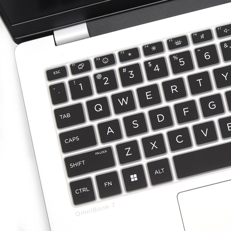 MUBUY-GOL غطاء لوحة مفاتيح لجهاز HP EliteBook Ultra G1i 14"، جهاز HP OmniBook Ultra Flip 2 في 1 لابتوب 14" 14t-fh000 14-fh0047nr 14-fh0013dx 14-fd0087nr 14-fd0013dx 2026 2025 جلد حماية لابتوب 14 بوصة - أسود - Image 2