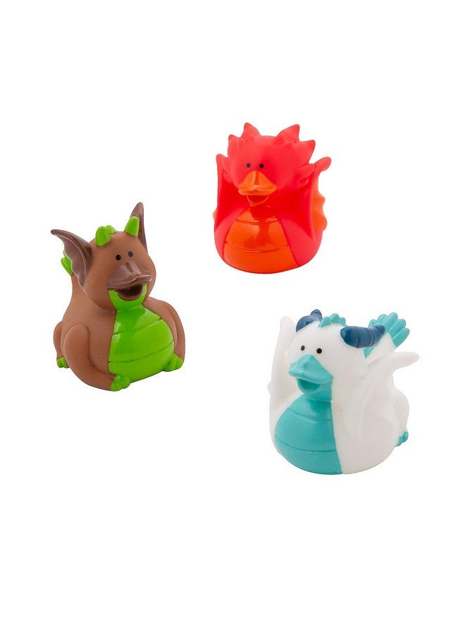 Fun Express Dragon Rubber Duckies (Set of 12) Medieval Party Supplies - Image 1