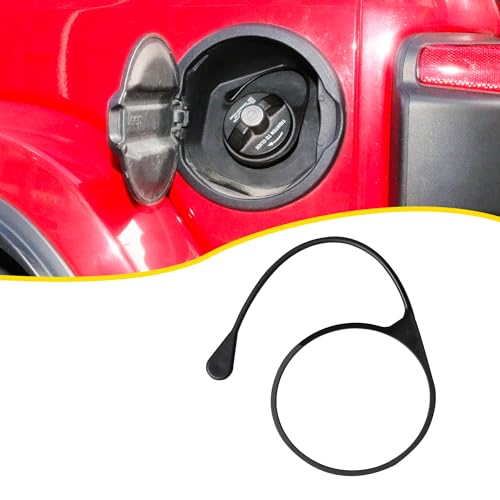 RERPRO Fuel Gas Cap Tether Compatible with 2018-2024 2025 Jeep Wrangler JL 2/4 Door 4XE Gladiator JT Accessories Fuel Tank Cap Rope Fuel Filler Gas Lanyard Replacement - Image 1
