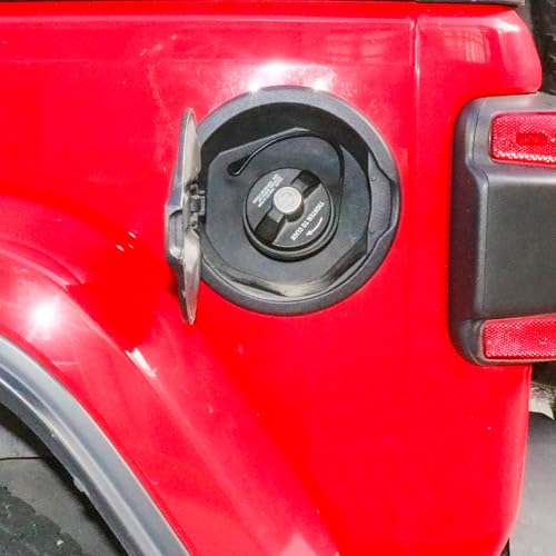 RERPRO Fuel Gas Cap Tether Compatible with 2018-2024 2025 Jeep Wrangler JL 2/4 Door 4XE Gladiator JT Accessories Fuel Tank Cap Rope Fuel Filler Gas Lanyard Replacement - Image 5