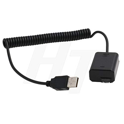 HangTon 5V USB to NPFW50 Dummy Battery for Sony ZVE10 A7 A7II A7S A7S2 A7R A7RII A6300 A6500 A6000 A5100 NEX Series Camera - Image 3