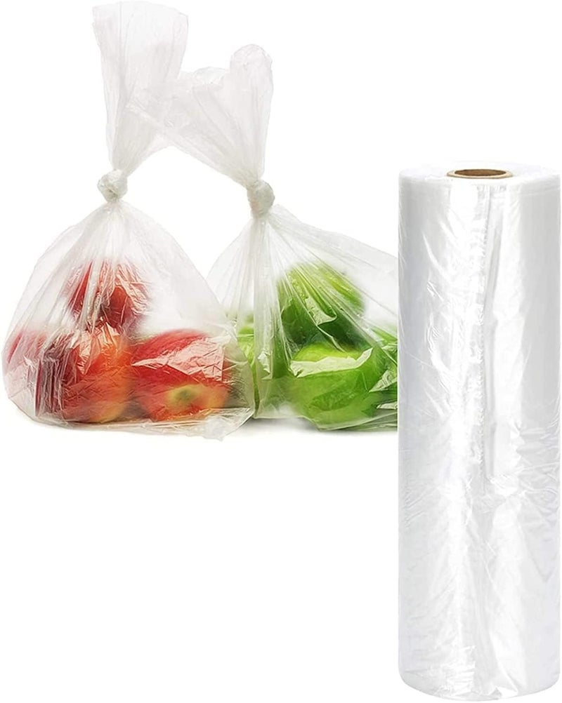 HZYH 12" x 20" Clear Plastic Reusable Food Storage Bags, 700 Bags (2  Rolls) - Image 1
