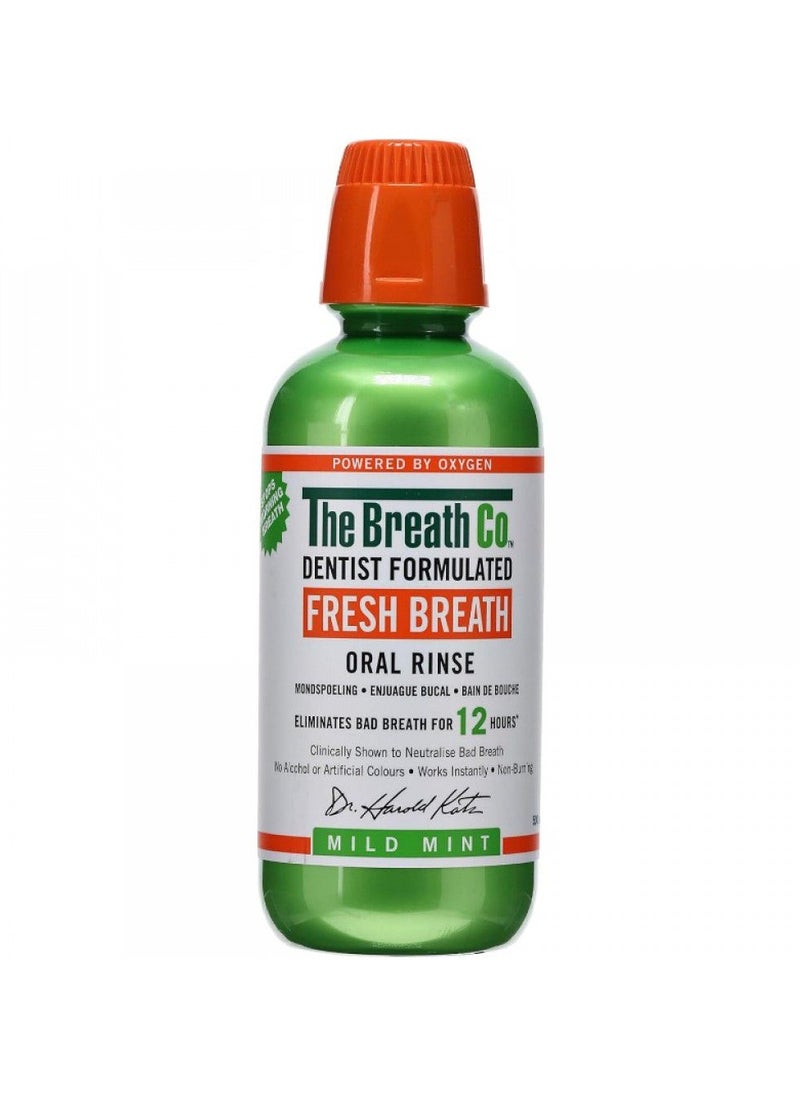 The Breath Co. - Fresh Breath Oral Rinse 500ml - Image 1