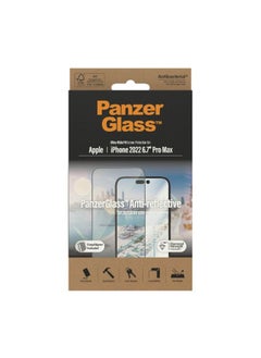 PanzerGlass PanzerGlass ANTI-REFLECTIVE Screen Protector for Apple iPhone 14 Pro Max 2022 6.7" - Clear w/ Black Frame  - Image 3