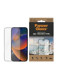 PanzerGlass PanzerGlass ANTI-REFLECTIVE Screen Protector for Apple iPhone 14 Pro Max 2022 6.7" - Clear w/ Black Frame  - Image 2