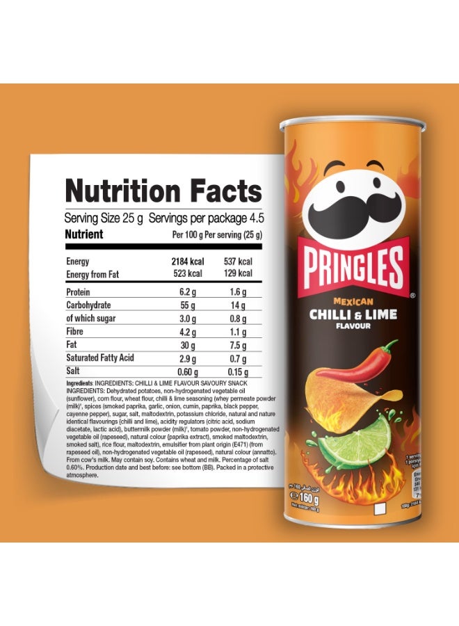 Pringles Mexican Chilli & Lime Flavour - Image 3