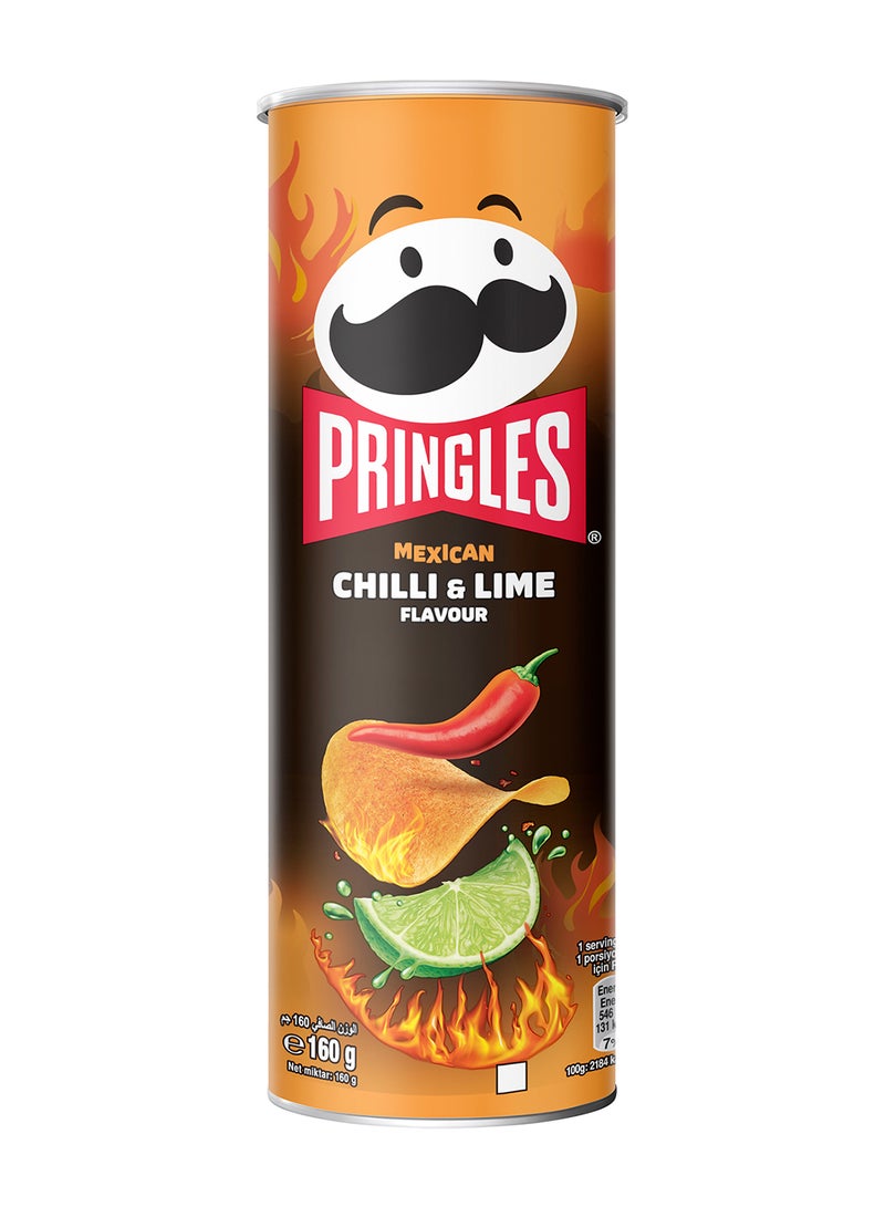 Pringles رقائق الفلفل الحار والليمون المكسيكية الحارة - Image 1