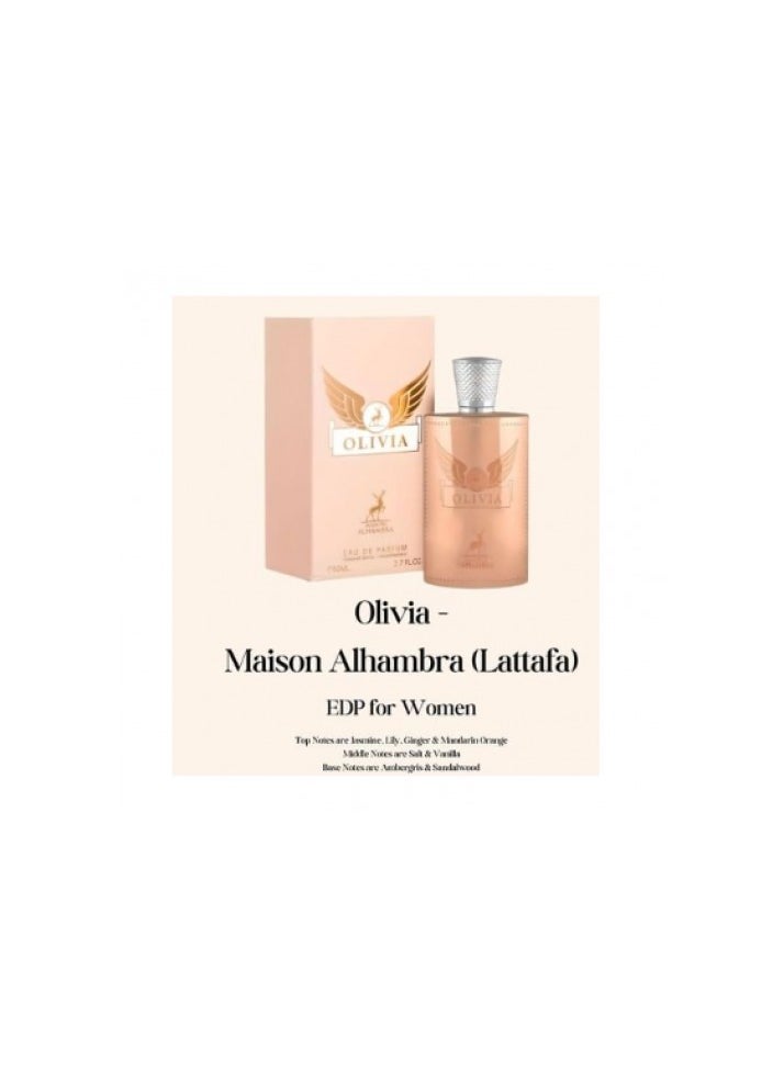 MAISON ALHAMBRA - Olivia EDP For women 80ml - Image 1
