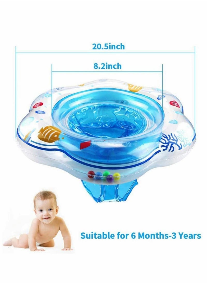 Excefore Baby Paddling Pool Ring, Baby Swimming Ring Tube Safety Infant Float Circle for Newborn Baby from 0 Months to 18 Months, Baby Swimming Float, Made of Skin-Friendly PVC  - Image 4