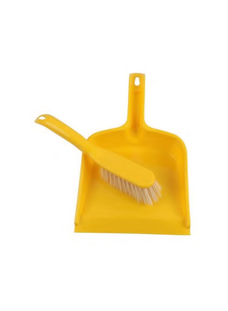 Bisbell Dustpan with Brush Set | Short Handle Dustpan & Cleaning Brush for Home & Office | Multi-Colour | Model BB1024 - Image 5