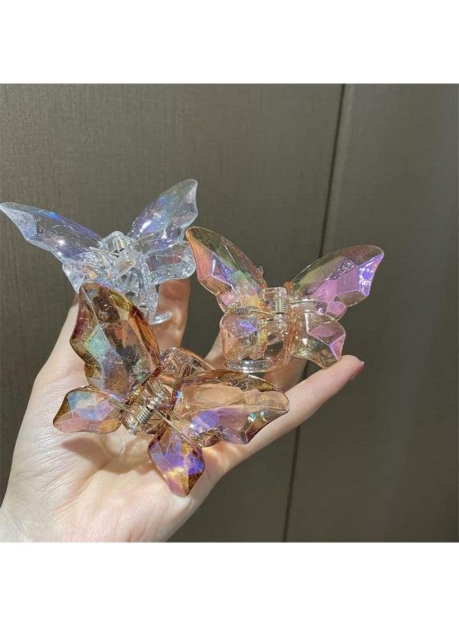 BAOER Butterfly Hair Clips, Set of 4, Premium Material, 8.5cm, Assorted Colours - Image 2