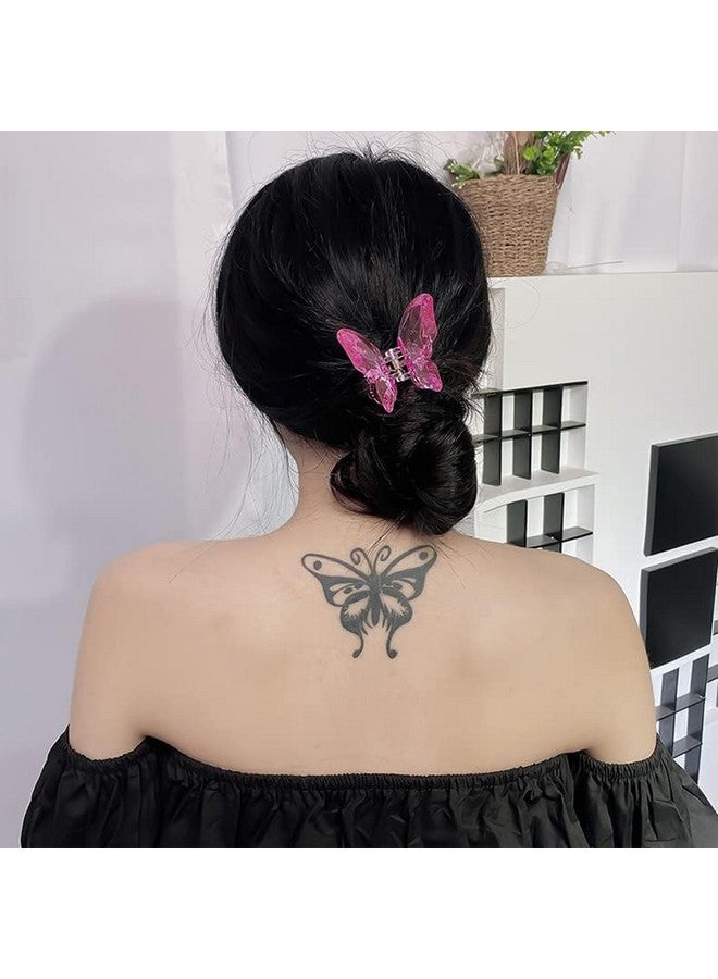 BAOER Butterfly Hair Clips, Set of 4, Premium Material, 8.5cm, Assorted Colours - Image 5