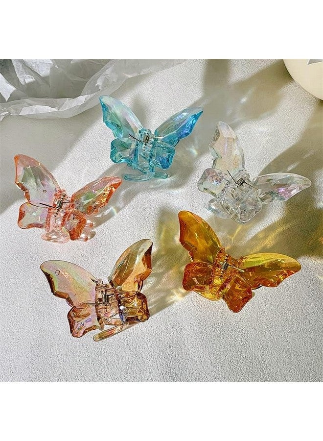 BAOER Butterfly Hair Clips, Set of 4, Premium Material, 8.5cm, Assorted Colours - Image 1