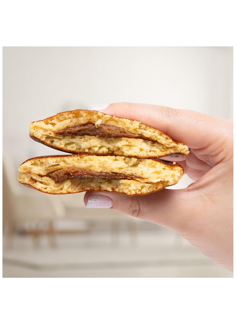 Bite & More Protein Pancake Caramel Cream filling 50 g Box of 12  - Image 5