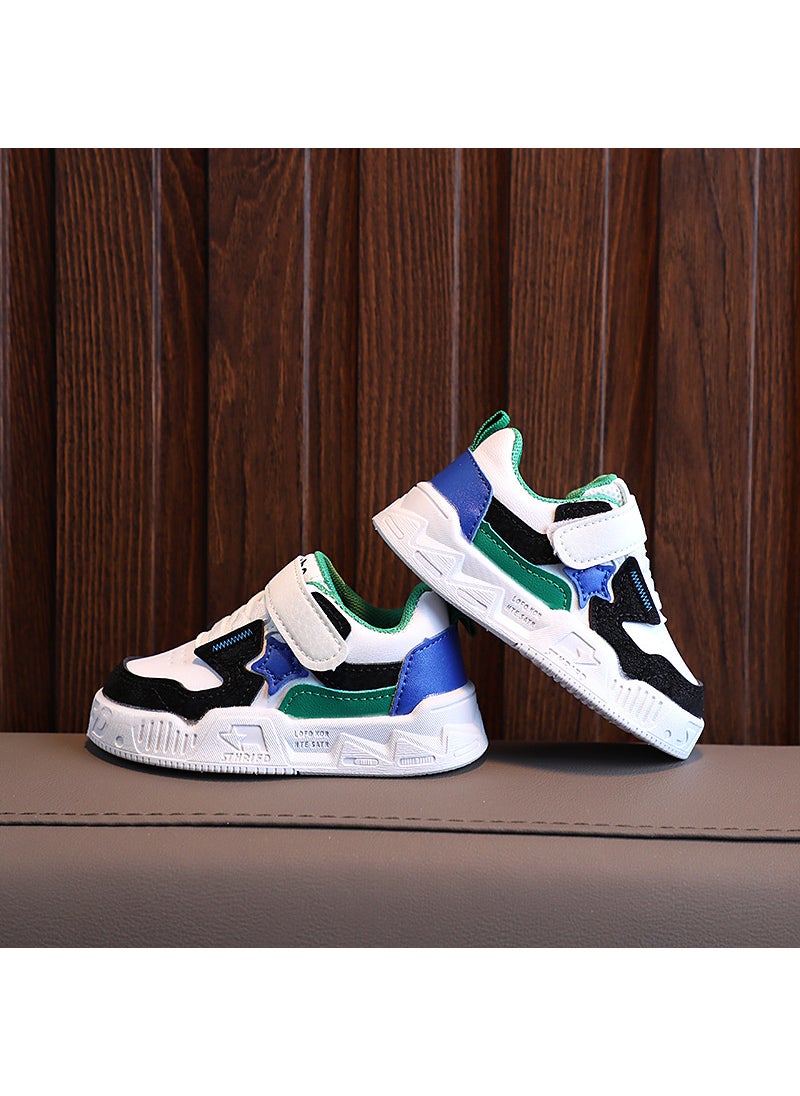 Generic Spring Autumn Kids Sneakers Casual Shoes White and Black 