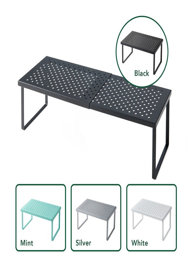 Nifty Solutions Nifty Expandable Shelf Rack Adjustable- Black - Image 5